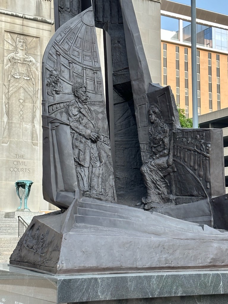 Freedom Suits Memorial Foundation Monument Detail No. 1.