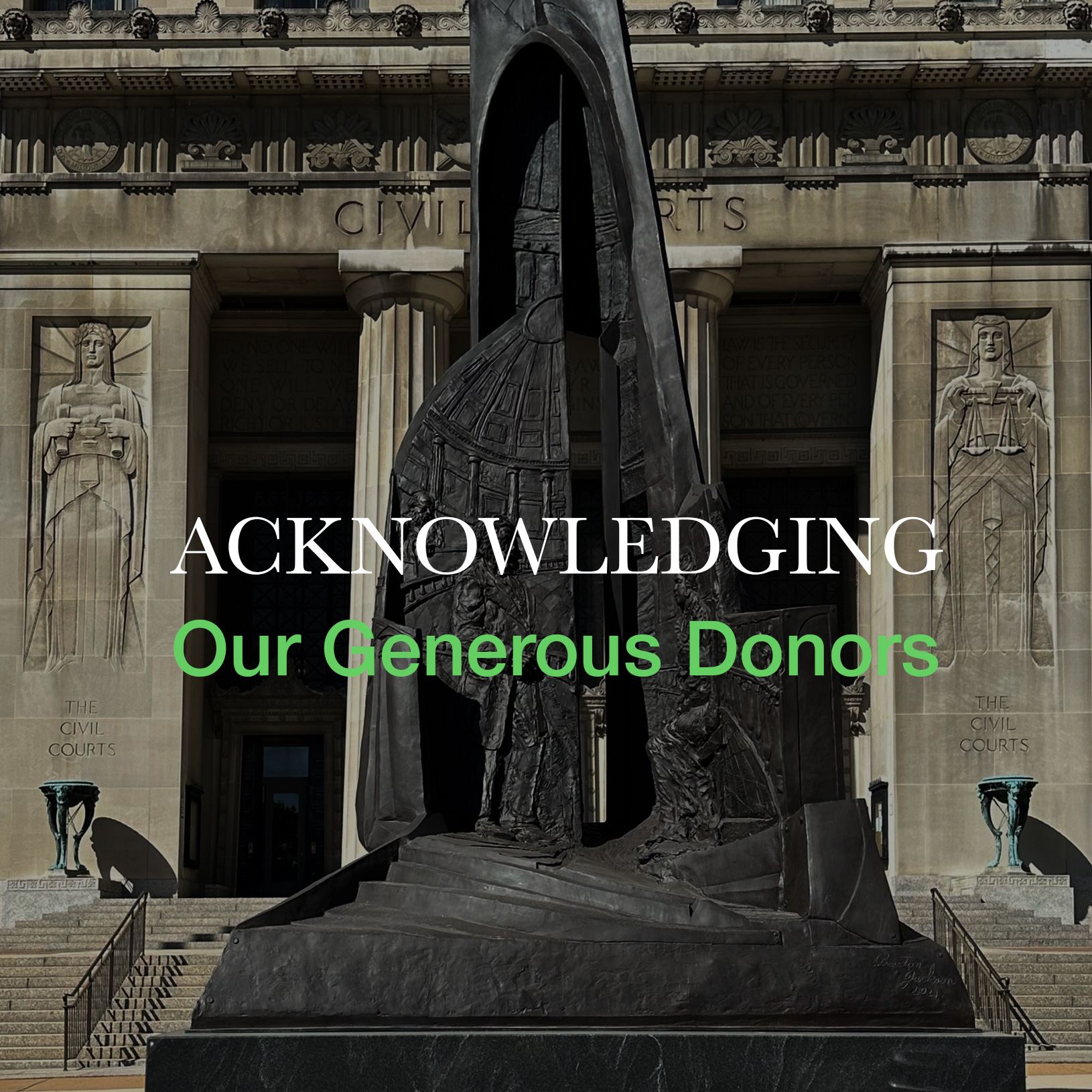 A Community "Call to Action." The Freedom Suits Memorial Foundation welcomes donations of all sizes because all members strongly believe it should be a community-supported project.