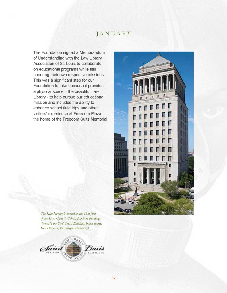 FSMF_2024_Annual_Report_110125 page 12 featuring the watermarked portrait of Escrava Anastacia.