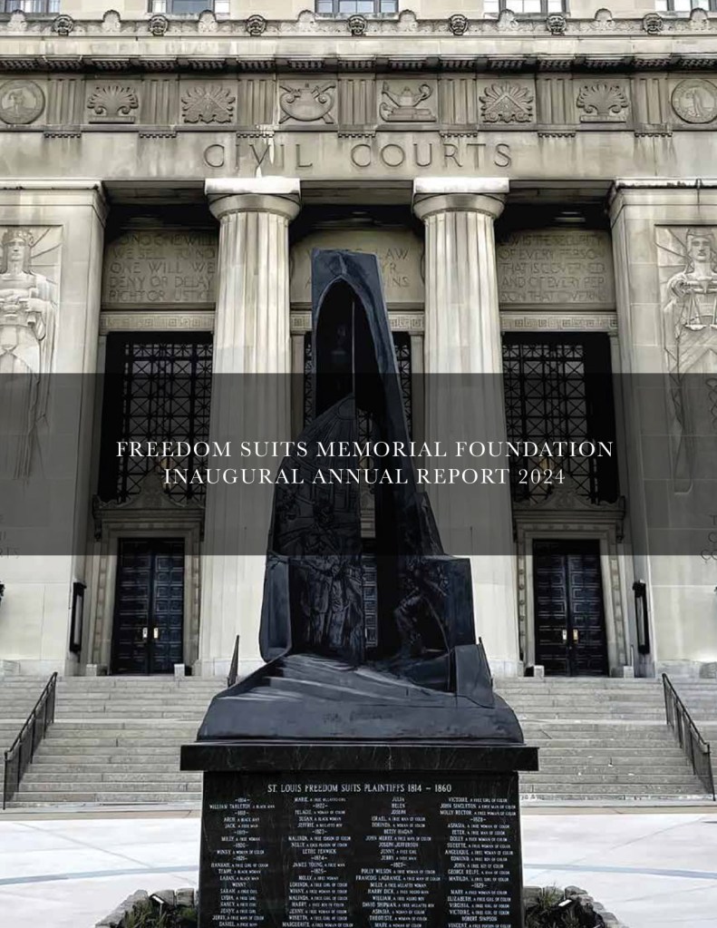 2024 Freedom Suits Memorial Foundation  Annual Report cover
